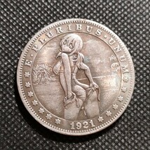 4300　アメリカ古銭　ルンペン　約38mm　イーグル　チャレンジコイン　コイン　アンティーク　ホーボー_画像1