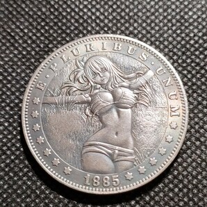 4506 アメリカ古銭 ルンペン 約38mm イーグル チャレンジコイン コイン アンティーク ホーボーの画像1