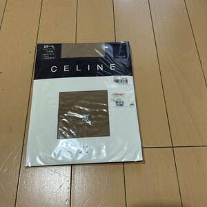 新品未使用　セリーヌ　CELINE MLラインストーンロゴストッキング