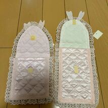 新品未使用　mam nina ピンクフリルパールポーチ　マルチケース2個セット_画像4