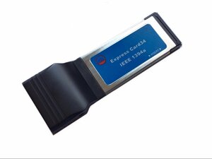 #024★【新品即決】■2ポートIEEE1394PCカードExpress Card/i.link/FireWire/DV端子