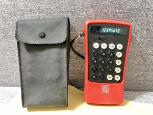  Showa Retro calculator count machine CITIZEN Citizen Carry V4 CARRY V4 operation verification * Vintage 