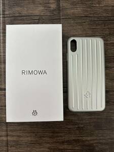 RIMOWA リモワ アルミニウムスマホケース iPhone Xs MAX スマホケース iphoneケース シルバー 未使用