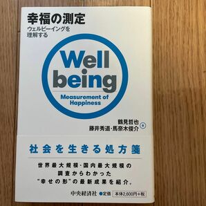 幸福の測定　ウェルビーイングを理解する 鶴見哲也／著　藤井秀道／著　馬奈木俊介／著