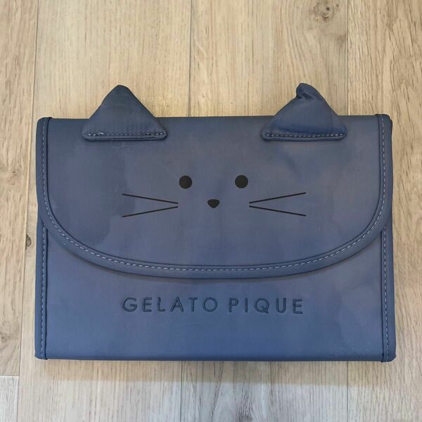 ジェラートピケ 母子手帳ケース 猫 gelato pique