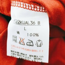 【美品】INGEBORG インゲボルグ 半袖シャツ サイズL リボン 赤 レッド 半袖Tシャツ 上着 トップス 衣類 レトロ 服 カットソー A-14_画像9