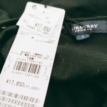 【タグ付き 未使用】BURBERRY LONDON バーバリー ロンドン 半袖Tシャツ サイズ6 無地 ロゴ ブラック 黒 Tシャツ トップス A-10_画像7