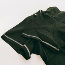 【タグ付き 未使用】BURBERRY LONDON バーバリー ロンドン 半袖Tシャツ サイズ5 無地 ロゴ ブラック トップス カットソー 衣類 服 A-4_画像8