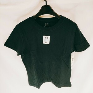 【タグ付き 未使用】ARMANI EXCHANGE アルマーニエクスチェンジ 半袖Tシャツ サイズL ダークネイビー トップス カットソー まる首 A-18