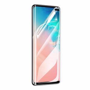 ヘラ付き 端が浮かない Galaxy S10＋ Plus プラス 全面保護 SC-04L SCV42ドコモ docmo au ソフトフィルム フルカバー ハイドロゲルフィルムの画像2