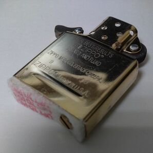 ZIPPO GOLD INSIDE UNIT 純正ゴールドインナー レギュラー 交換用 ジッポライター 中身 インサイドユニット