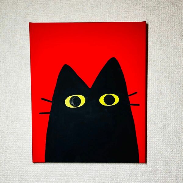 【原画】黒猫 F3サイズ