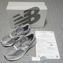 【新品】25.5㎝ M990 GL6 正規品証明 ニューバランス NEW BALANCE スニーカー 990 v6 GL6 Made in USA _画像1