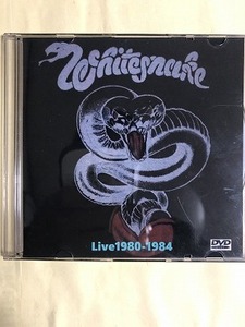 WHITESNAKE DVD VIDEO LIVE 1980-1984 1枚組　同梱可能