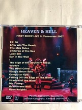 HEAVEN & HELL DVD VIDEO FIRST SHOW LIVE In Vancouver 2007 1枚組　同梱可能_画像2