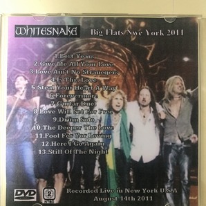 WHITESNAKE DVD VIDEO BIG FLATS NEW YORK 2011 1枚組 同梱可能の画像2