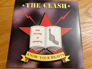 CLASH - know your rights 7インチ uk punk sex pistols damned vibratos stii little fingers generation x buzzcocks パンク天国