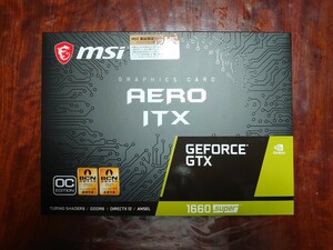 【未使用】MSI GeForce GTX 1660 SUPER AERO ITX OC
