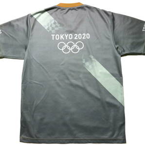 程度良好！◆アシックス製 2020東京オリンピック 聖火リレー ドライTシャツ◆Lサイズの画像2