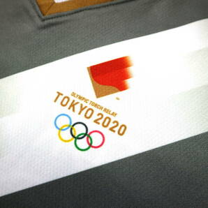 程度良好！◆アシックス製 2020東京オリンピック 聖火リレー ドライTシャツ◆Lサイズの画像4