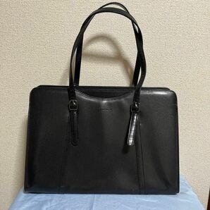 就活バック　ブラック ビジネスバッグ A4収納 トートバッグ