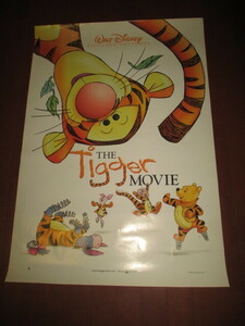 tigger the movie (Rare!! disney USオリジナルONE SHEETポスター送料込み!!)