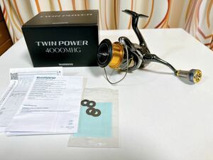 シマノ SHIMANO 20TWIN POWER 20ツインパワー4000MHG リブレ フォルテシモ ハンドルノブ カスタム 日本製 MADE IN JAPAN