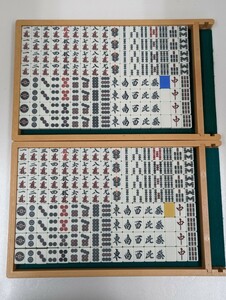  used full automation mah-jong table mah-jong .matsuo duck a. blue violet yellow color khaki - red .