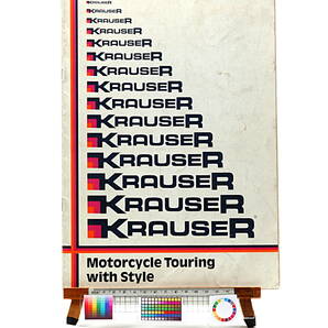 [Vintage] [Delivery Free]1990s KRAUSER Motorcycle Touring Style クラウザー モーターサイクル ツーリンググッズカタログ [tag9999]