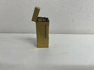 【BF-7579】【1円～】ダンヒル dunhill ガスライター ゴールド サイドローラー式 たばこ 煙草 喫煙グッズ 動作未確認