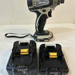 マキタ makita 充電式インパクトドライバ TD134D/リチウムイオンバッテリー 18V BL1820B/BL1860B 中古現状品の画像2