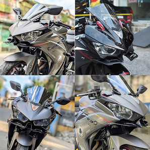 ヤマハ YZF-R25 R3 RG10J RG43J 2014-2018 アッパーカウル ヘッドライト エアロ パーツ カスタム 車体外装ドレスアップ アクセサリーの画像2