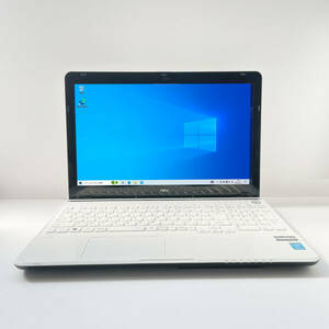 【ジャンク】NEC LaVie PC-LS350SSW-E3 CPU:i3 メモリ:8GB HDD:750GB ノートパソコン ノートPC ホワイト 白