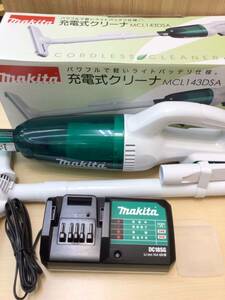 美品 makita マキタ 充電式クリーナー MCL143DSA 14.4V