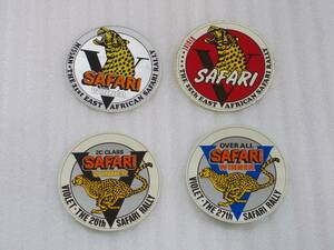  Nissan violet Safari Rally victory memory sticker (4 kind set )