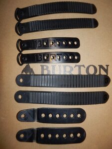 部品★BURTON バートン★トゥ アンクル タン スライダー フルセット 黒　新　②