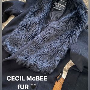 CECIL McBEE ファー付コート