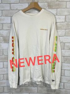 NEWERA ニューエラ ラスタカラー　アームロゴ　長袖Tシャツ ロンT