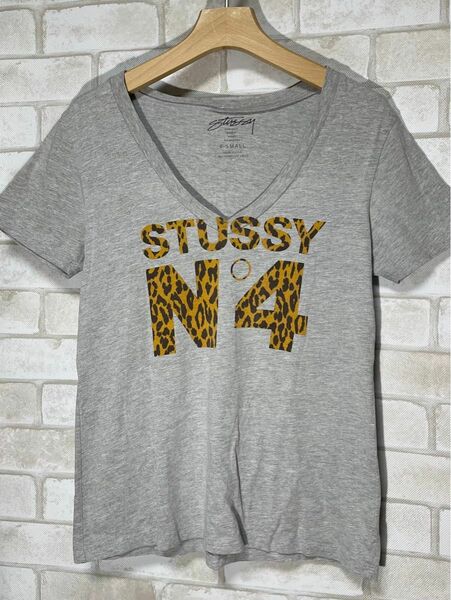 【STUSSY】ステューシー　豹柄　レオパード　半袖Tシャツ