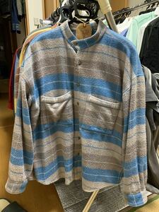 最終値下げ！運賃込！希少！20AW STAND FLANNEL CHECK SHT Sサイズ　BLUE 出品！