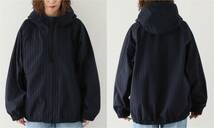 ★journal standard luxe【ts(s)BLOCK STRIPE ZIP PARKA】ジャーナルスタンダードラックスダブルジップパーカーアウタージャケットおしゃれ_画像6