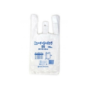  carrier bags new Easy bag SS 1 sack 100 sheets insertion . white color white carrier bags small sack Mini super sack small preliminary hold .. white color Take out 