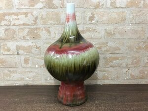 ☆中古品☆　美術品　景徳鎮　花瓶　花器　花入　華道　伝統工芸