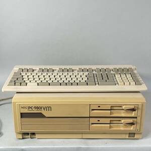 NEC PC-9801 VM 本体 キーボード 通電確認のみ レトロPC PC98 N-5155-27 B3