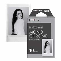 富士フイルム(FUJIFILM) インスタントカメラ チェキ用フィルム 10枚入 モノクローム INSTAX MINI MONOCHROME W_画像2