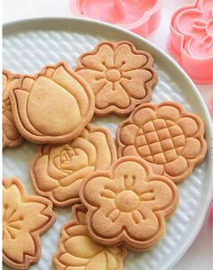 お花クッキー型　セット、桜　チューリップ　春　ひまわり　プレゼント　ギフト　手作り　お菓子　おやつ　弁当　デコ弁　入園入学　母の日