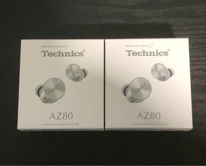 新品未開封　EAH-AZ80 Technics ワイヤレスイヤホン　シルバー　2個