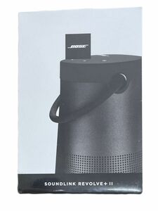 θ【シュリンク付/新品未開封】BOSE/ボーズ SoundLink Revolve ＋ II Bluetooth スピーカー ブラック 858366-1110 S86714809800