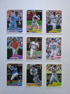 2024 Topps Series1（MIKE SCHMIDT, JEFF BAGWELL, JACKIE ROBINSON, CLAYTON KERSHAW, 他）1989 35th インサート　18枚セット