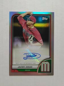 JAVIER ASSAD（カブス、WBCメキシコ代表）2023 Topps World Baseball Classic　直筆サインカード